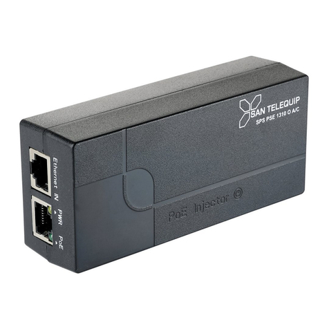 San Telequip SPS PSE 1310 Series quick start guide