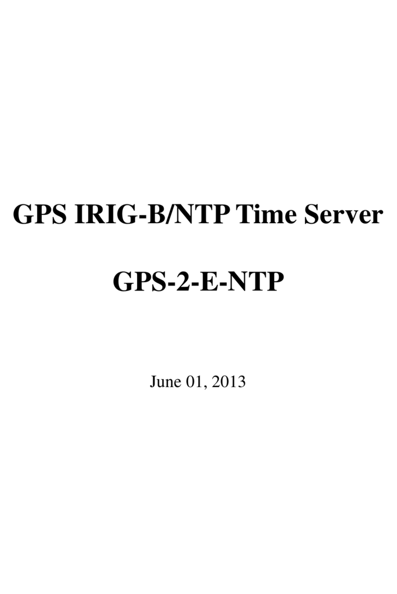 Bueno Electric GPS IRIG-B/NTP User manual