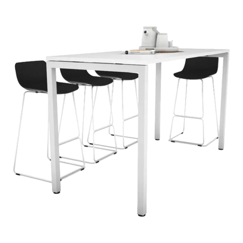 Jason.L Quadro Square Counter table User manual