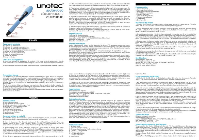 unotec 20.0179.05.00 User manual