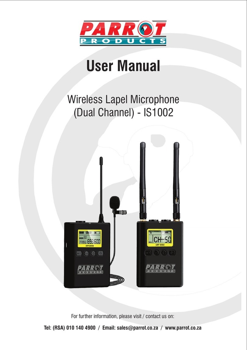 Parrot Products IS1002 user manual