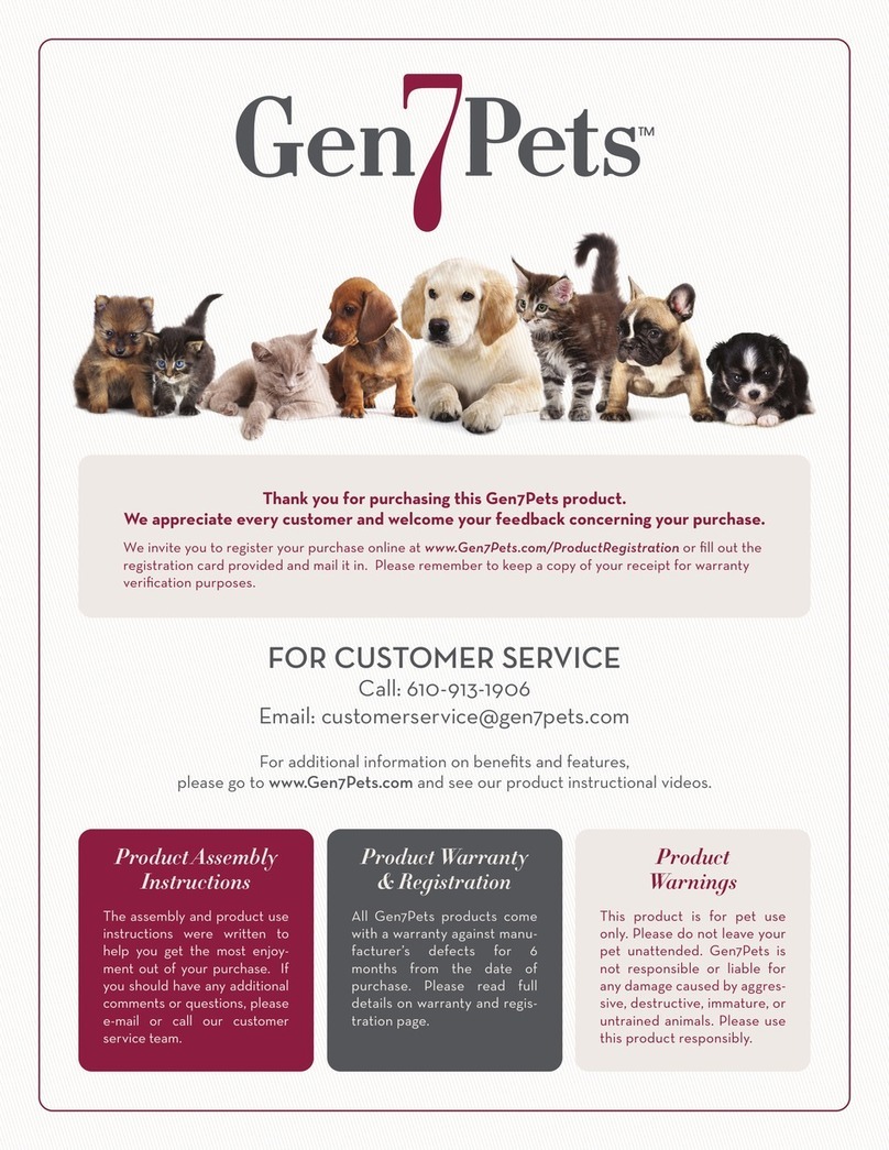 Gen7Pets G7572NS instructions Gen7Pets G7572NS instructions