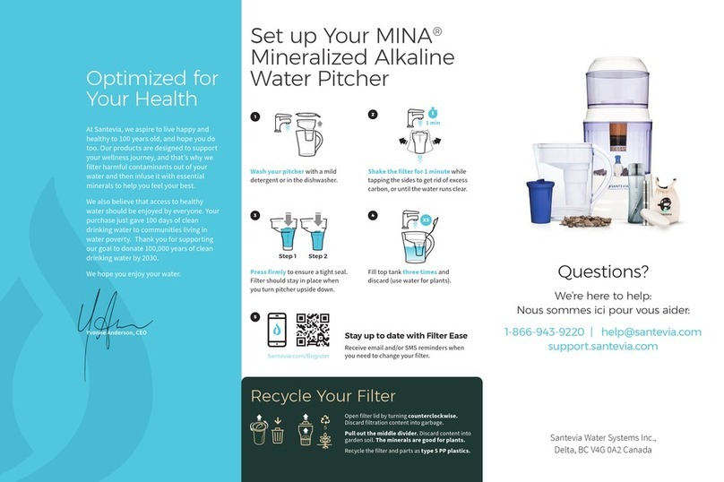 Santevia MINA User manual