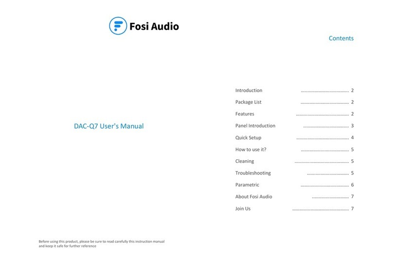 Fosi Audio DAC-Q7 user manual