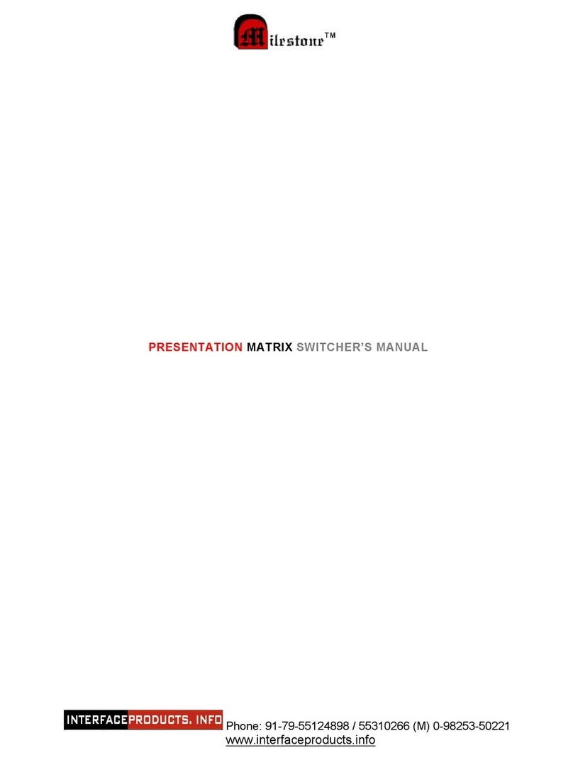 Milestone ML 440PSM manual