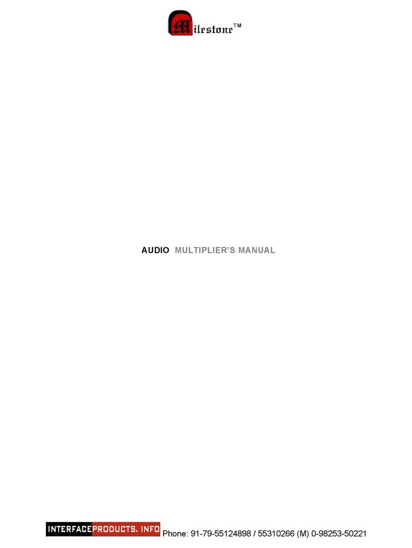 Milestone ML102 Audio manual