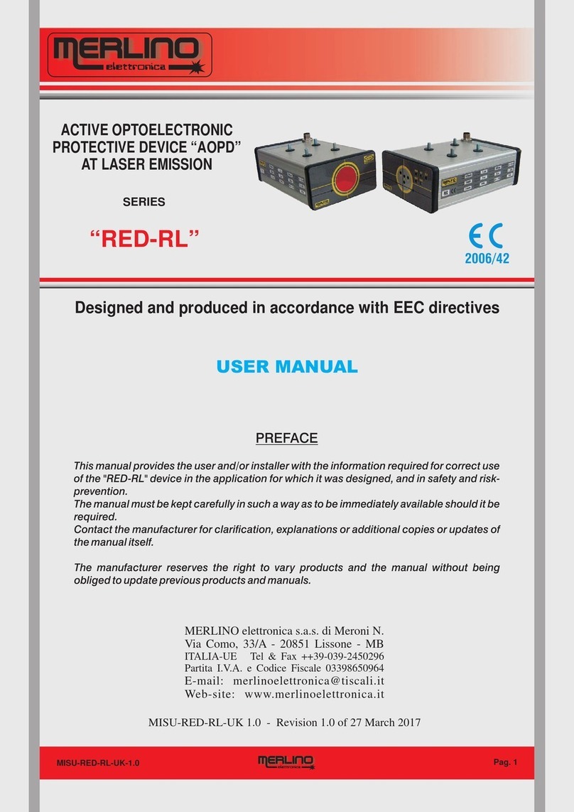 Merlino RED-RL Series user manual