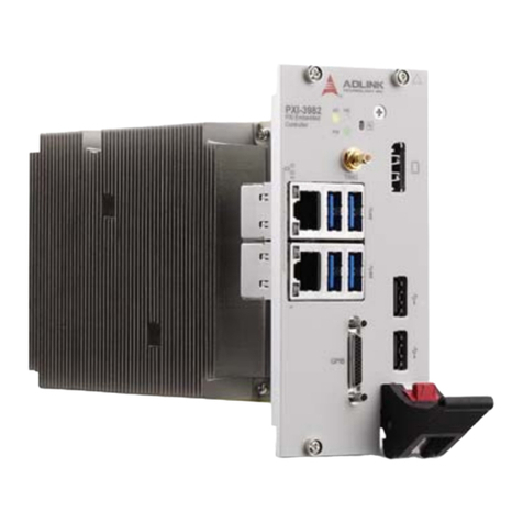 ADLINK Technology PXI-3982 User manual ADLINK Technology PXI-3982 User manual