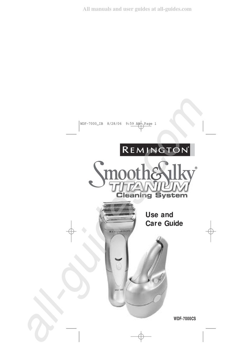 Remington Smooth & Silky User manual