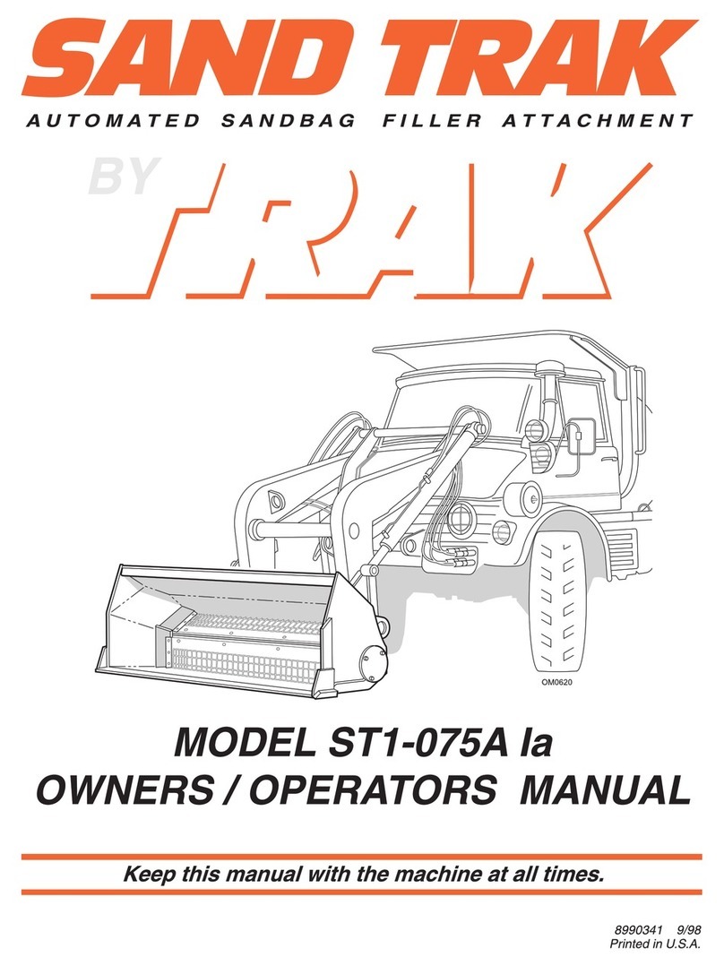 TRAK SAND TRAK ST1-075A la Owner's/operator's manual
