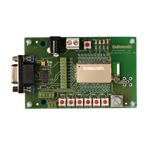 Radiocrafts RC2200DK-HCL User manual