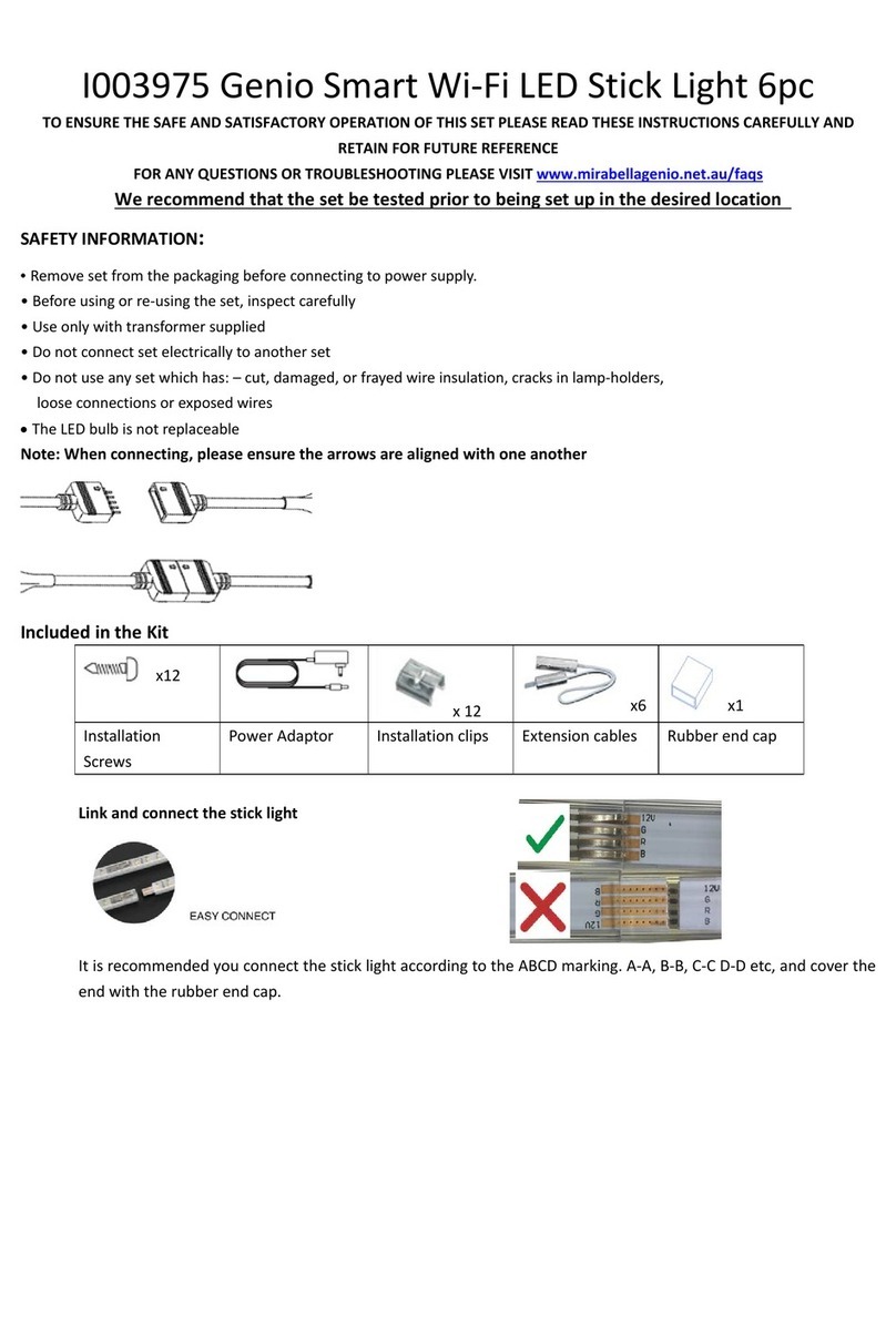 Genio I003975 quick start guide