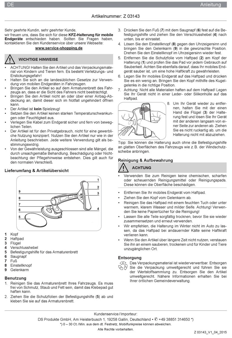 DS Produkte Z 03143 instructions DS Produkte Z 03143 instructions