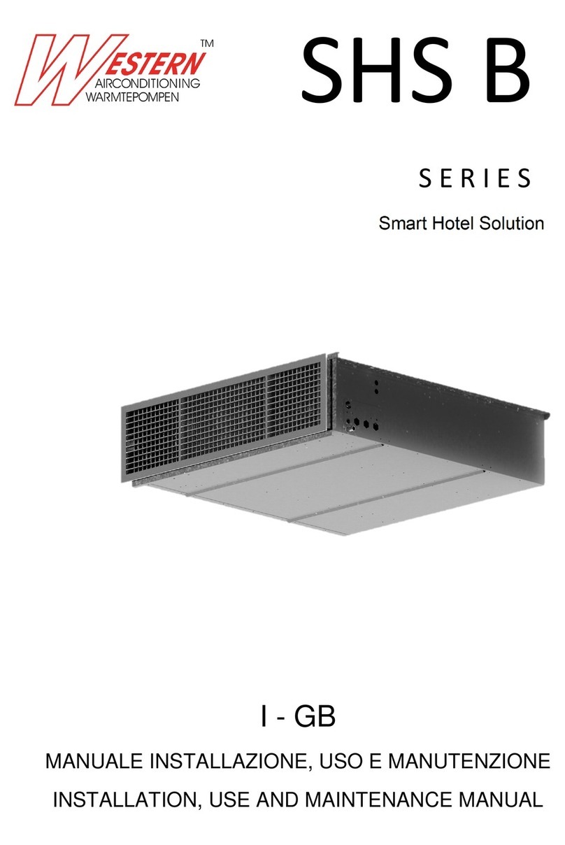 Western SHS B Series Installation, use and maintenance manual