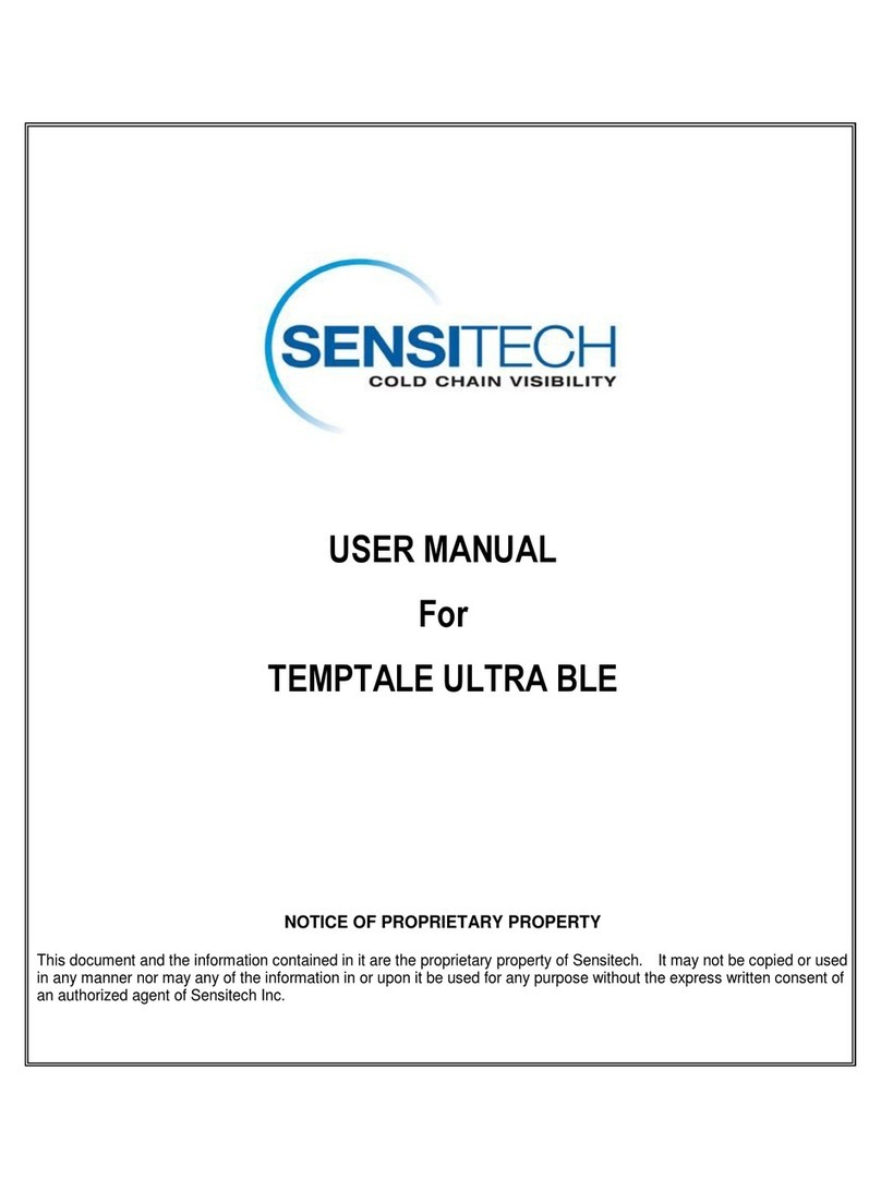 Sensitech TEMPTALE ULTRA BLE user manual
