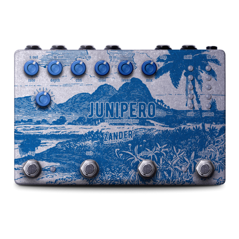 ZANDER Junipero quick start guide
