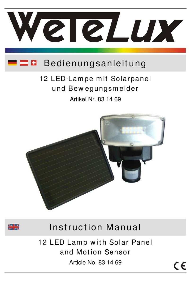 Wetelux 83 14 69 User manual