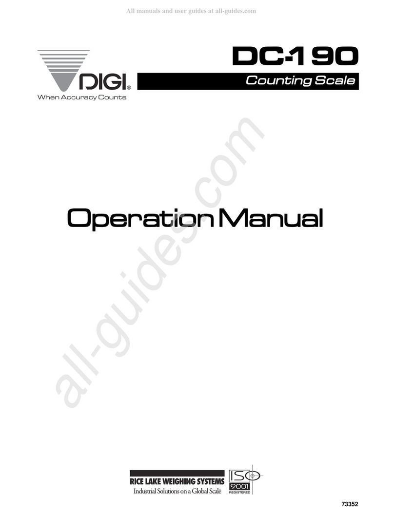 Digi DC-190 ULTRA COUNT User manual