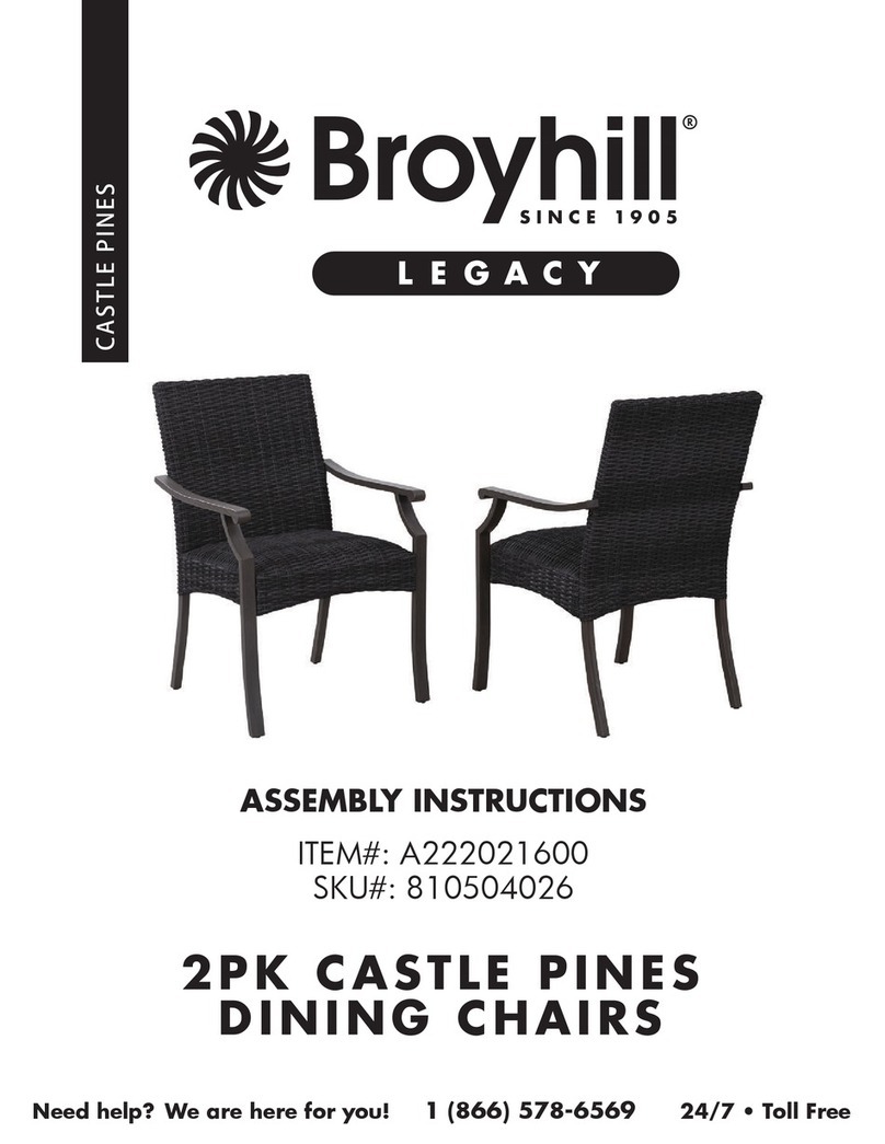 Broyhill Legacy CASTLE PINES A222021600 Assembly instructions