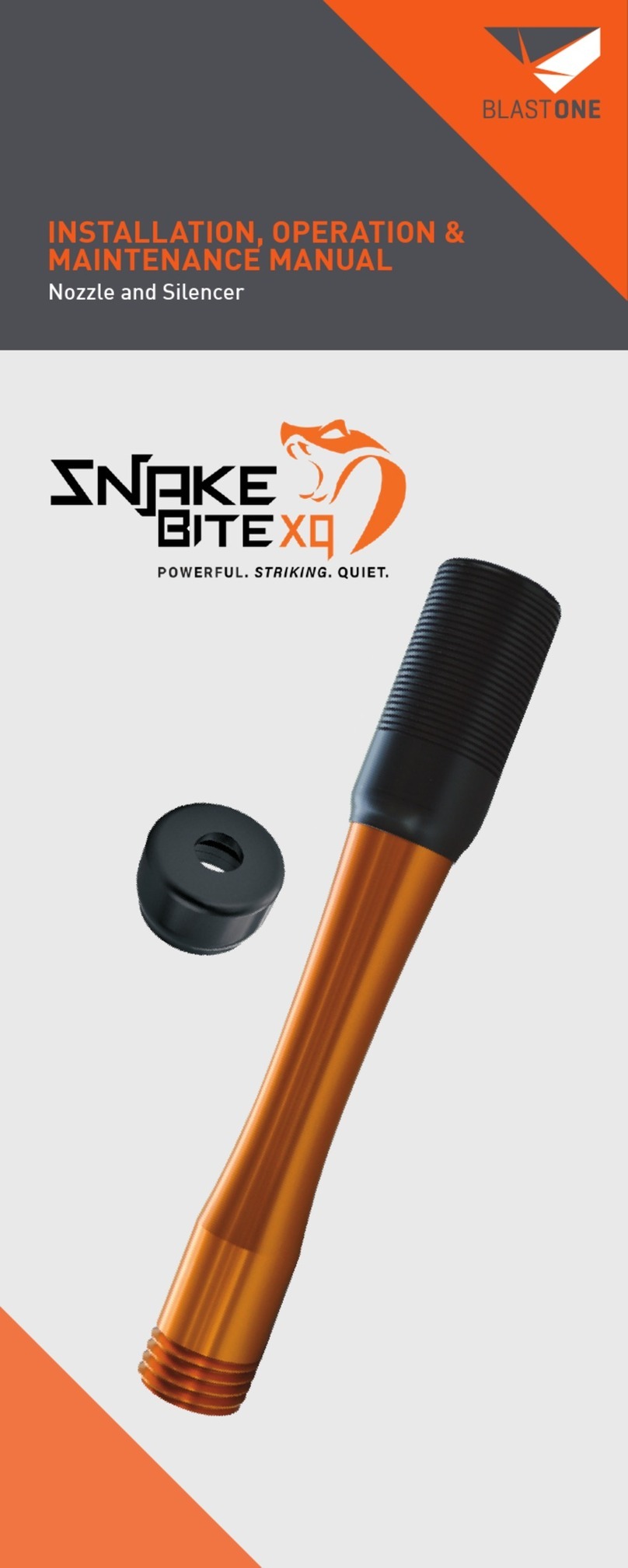 BLASTONE SnakeBite XQ Installation, operation & maintenance manual