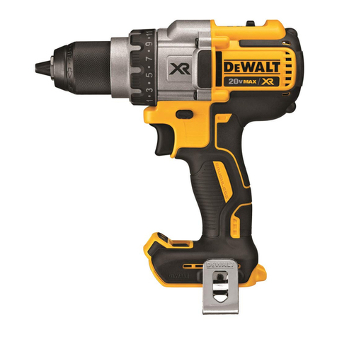 DeWalt XR DCD991 Original instructions