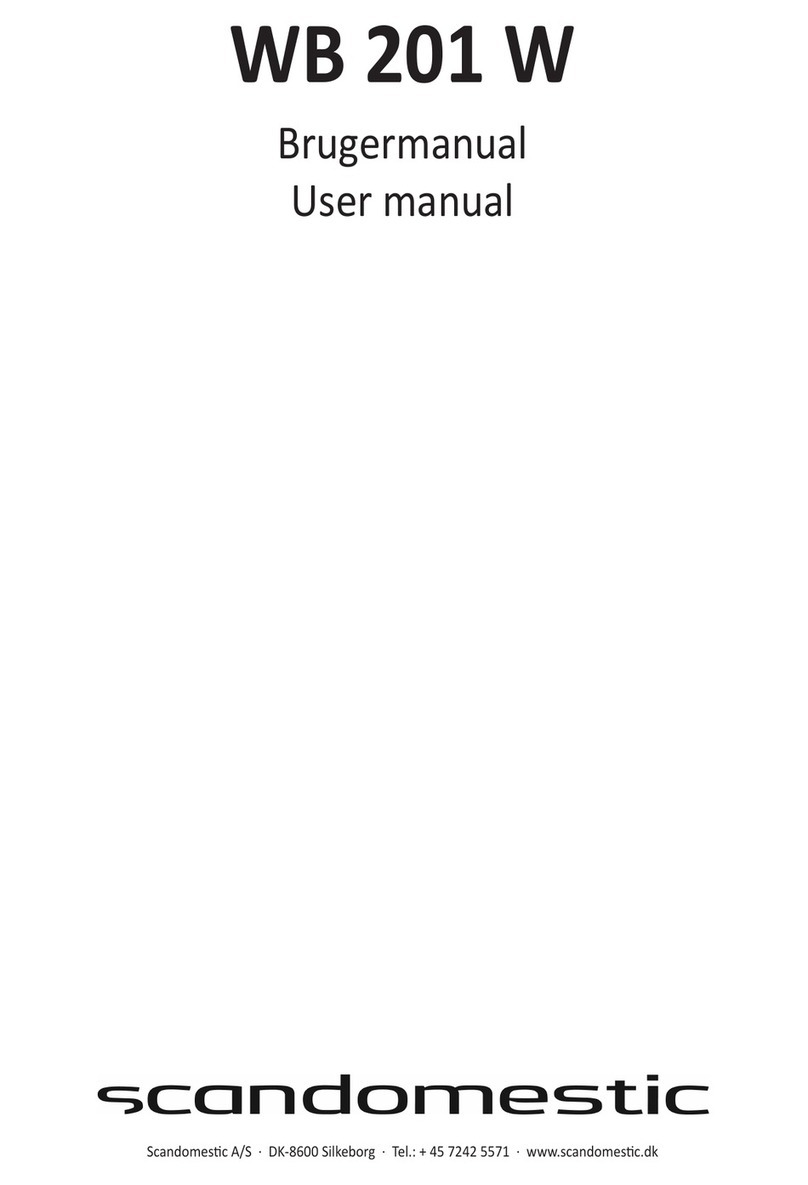 Scandomestic WB 201 W user manual