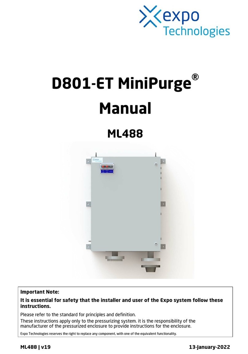 EXPO MiniPurge D801/ET manual