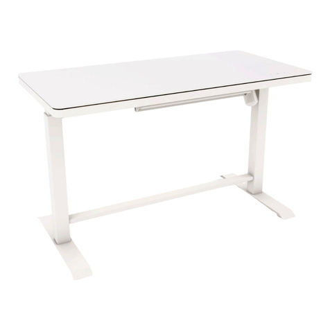 OLG Luxe Standing Desk Assembly instructions