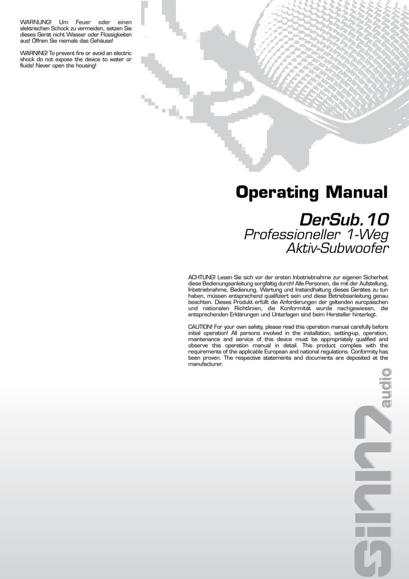 Sinn7 DerSub10 operating manual
