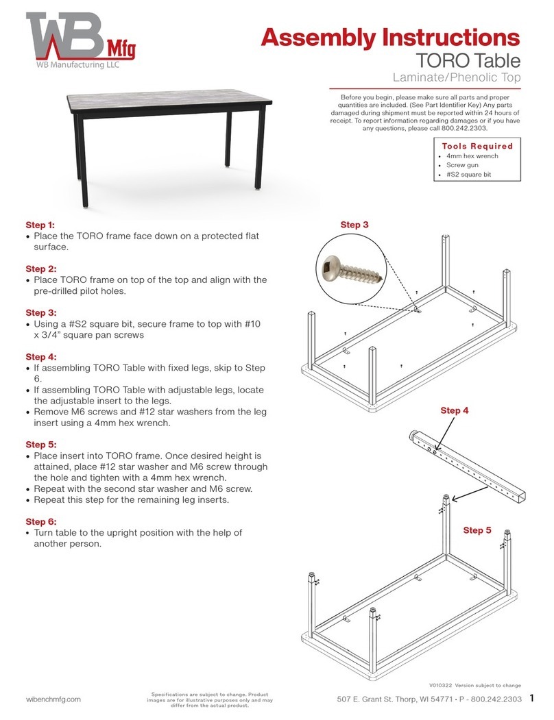 WB Mfg TORO User manual