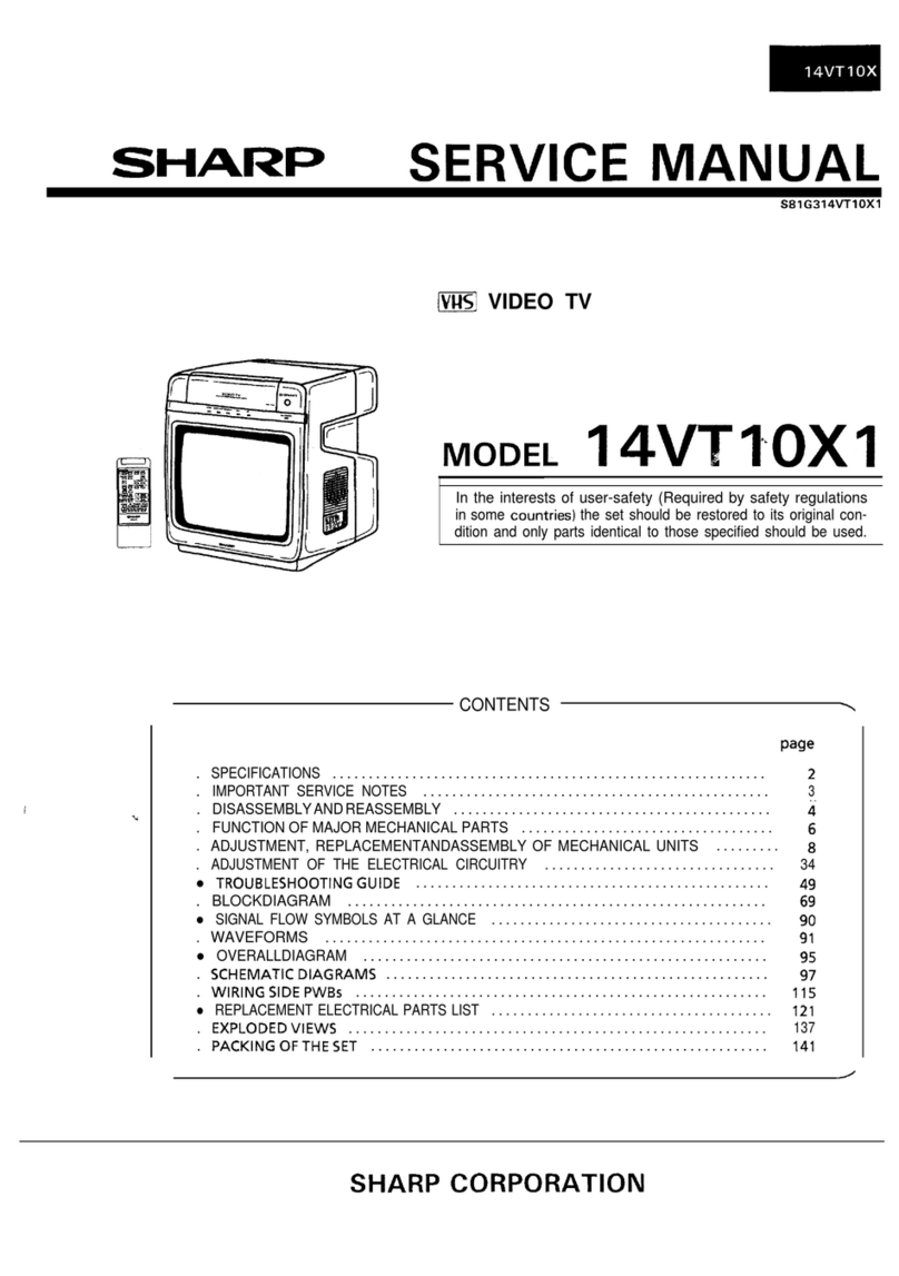 Sharp 14VT10X1 User manual