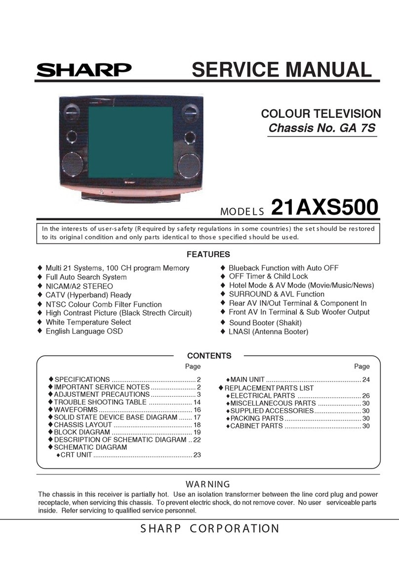 Sharp 21AXS500 User manual