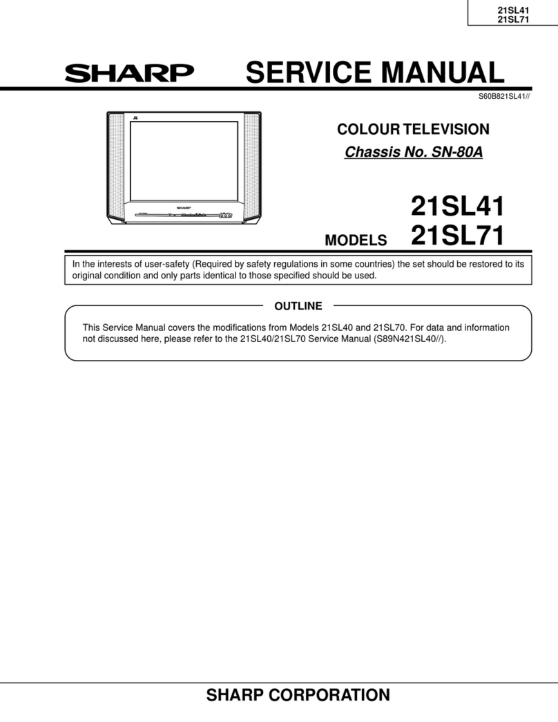 Sharp 21SL41 User manual