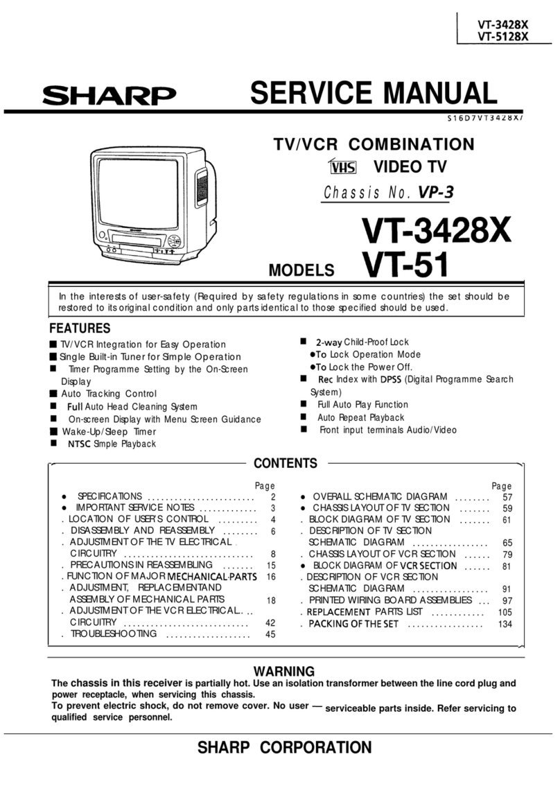 Sharp VT-3428X User manual Sharp VT-3428X User manual