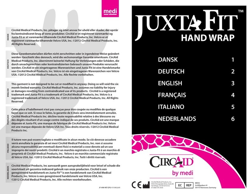 medi CIRCAID JUXTA-FIT User manual