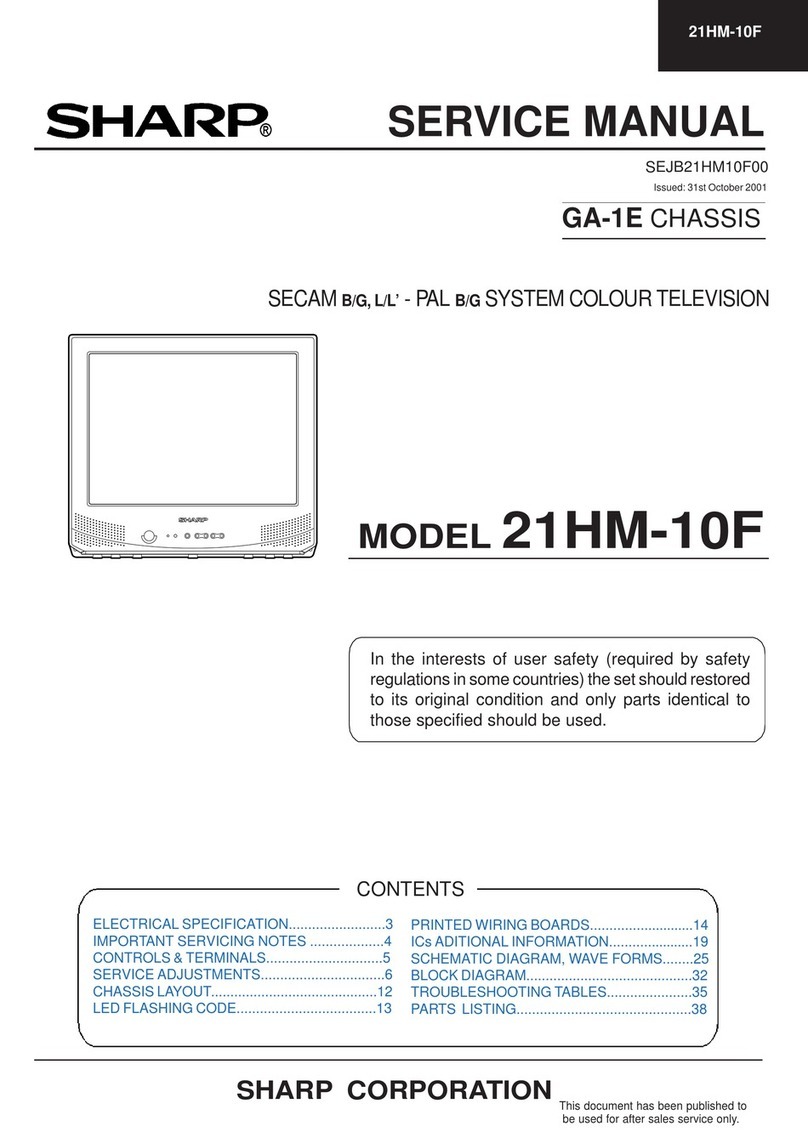 Sharp 21HM-10F User manual