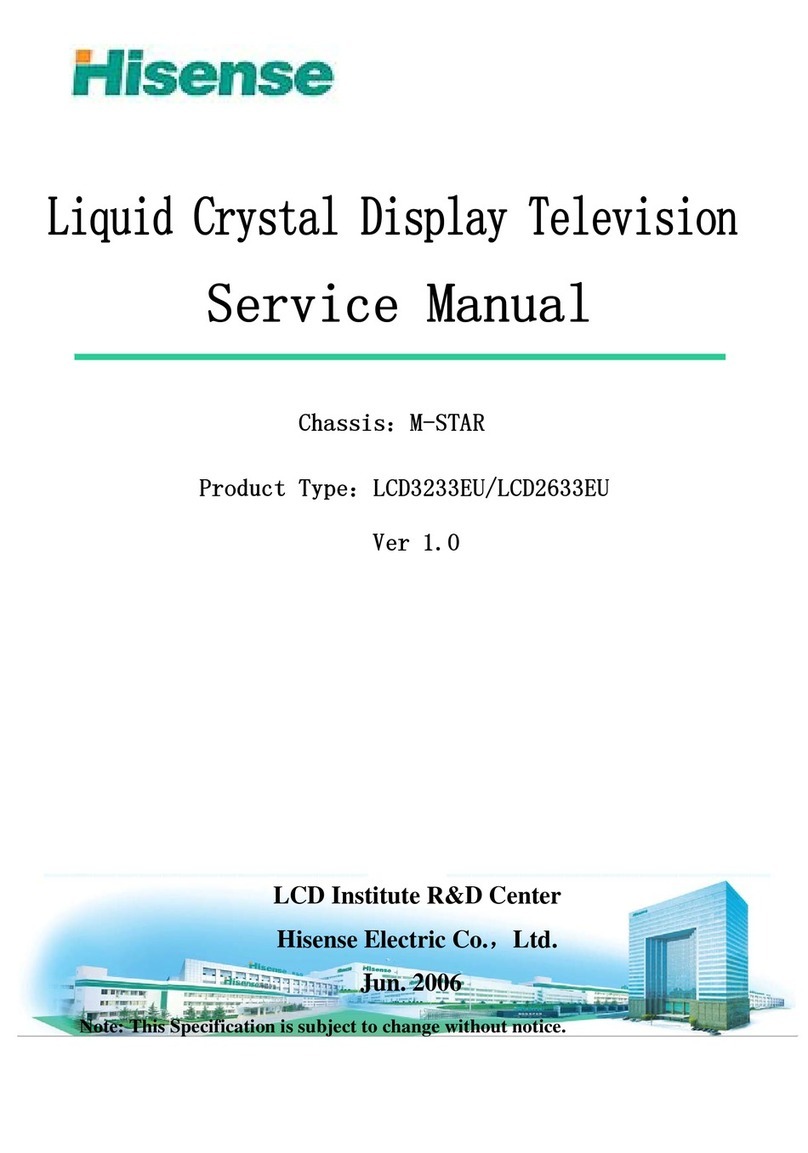Hisense LCD3233EU User manual