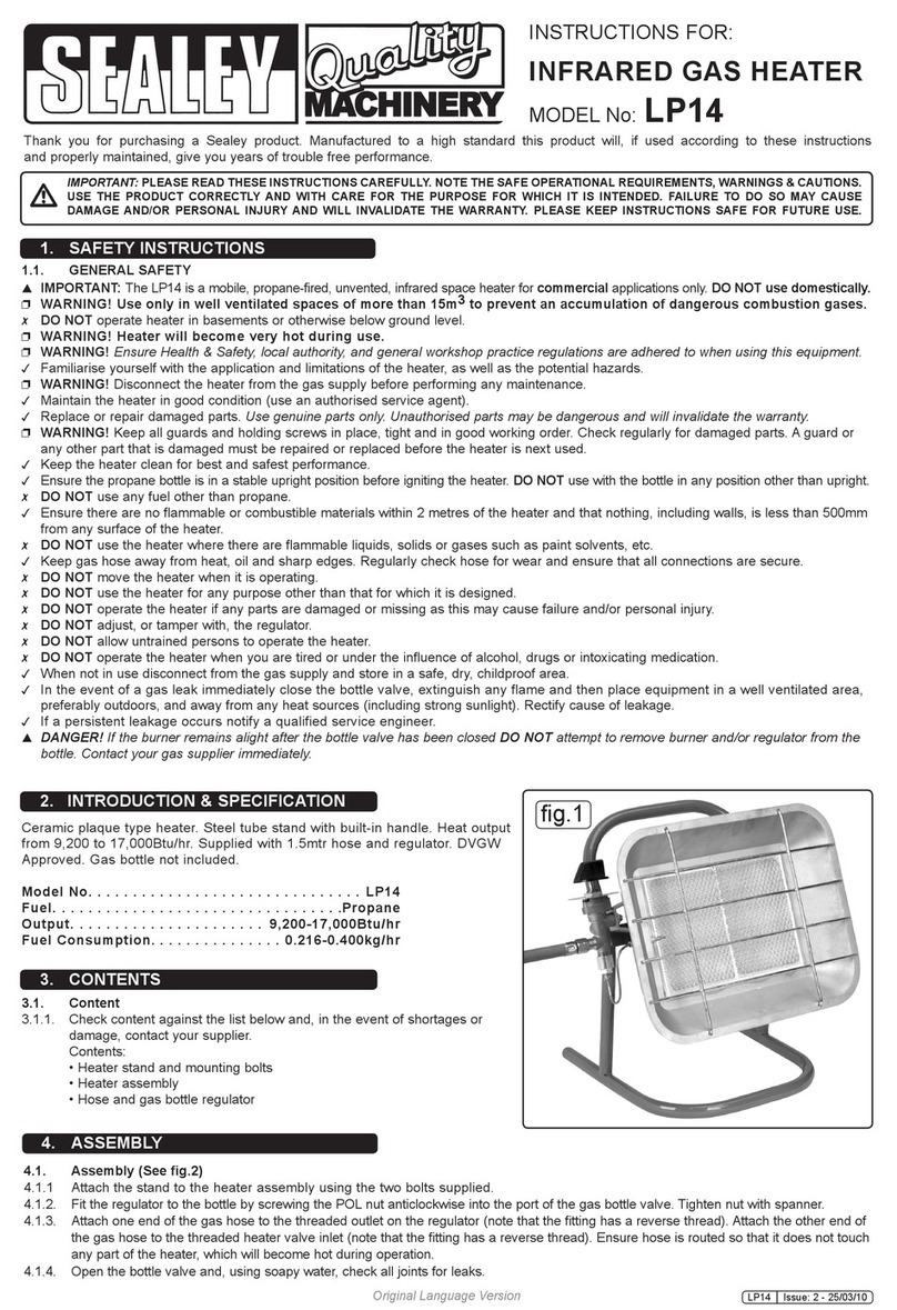 Sealey LP14 manual