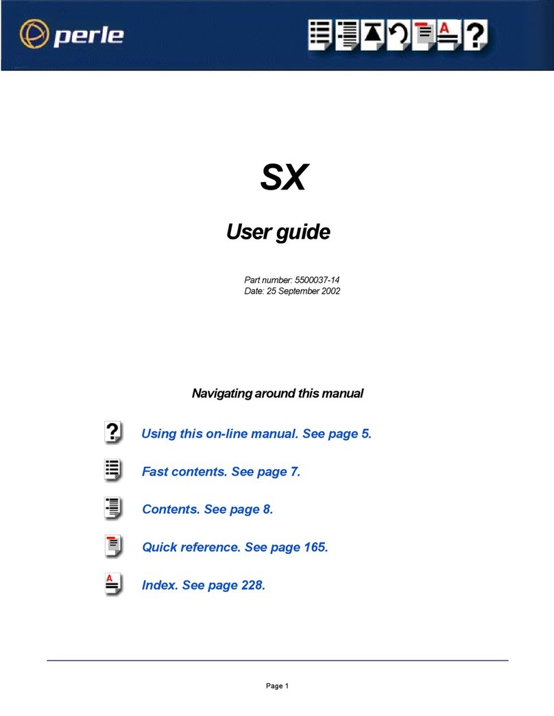 Perle SX Series user guide