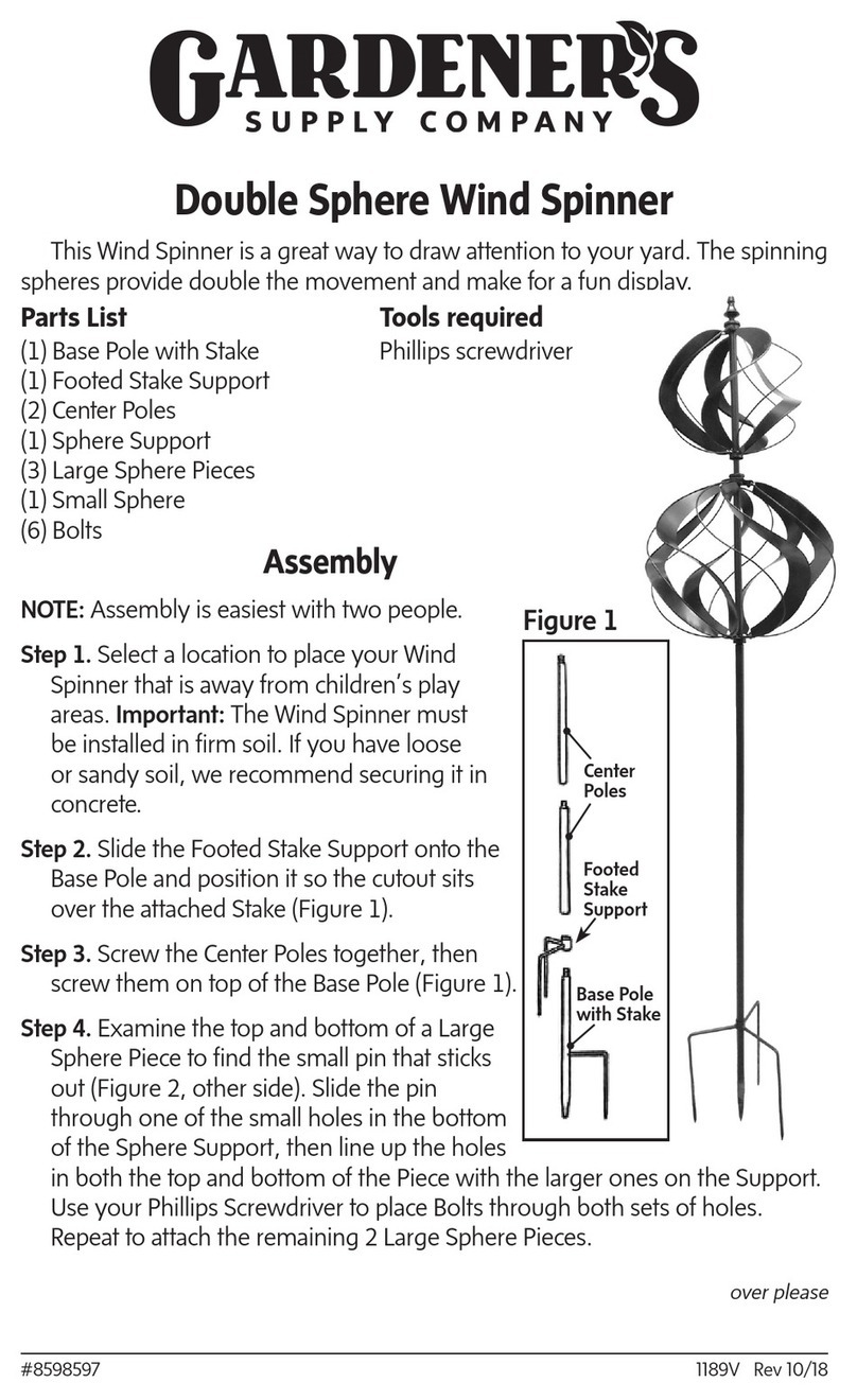 Gardeners 8598597 quick start guide