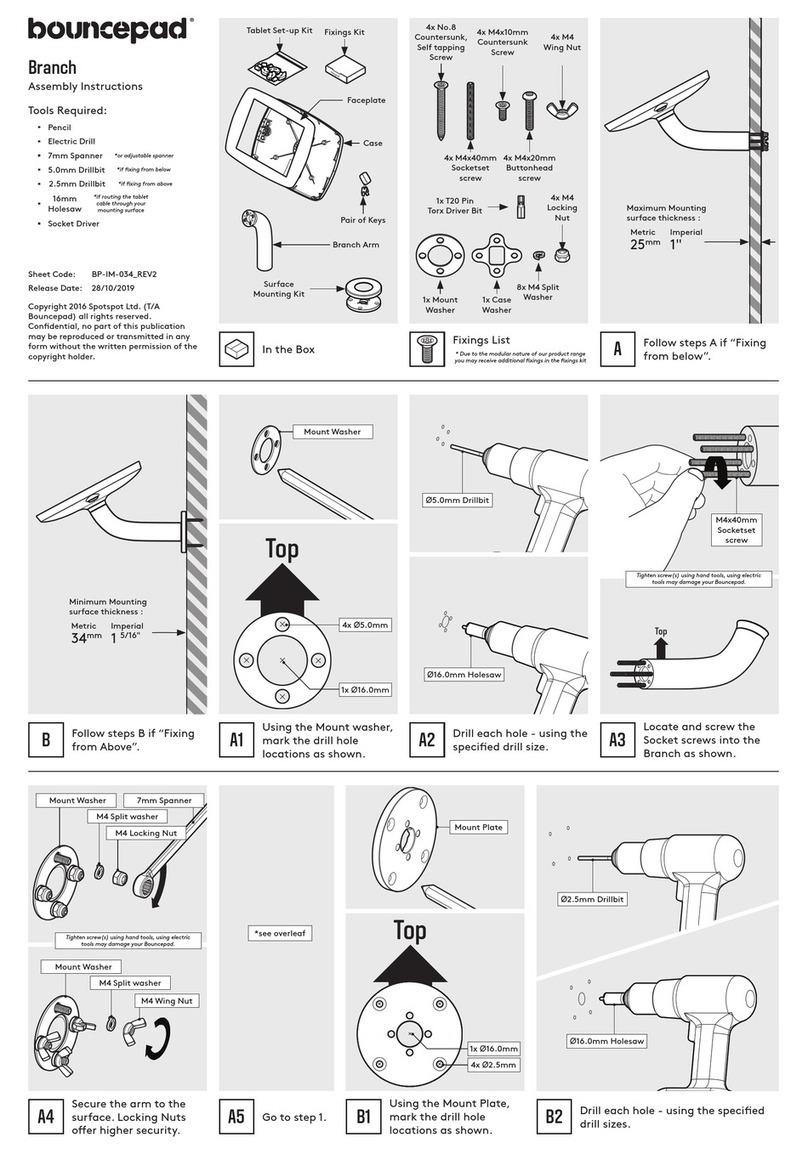 bouncepad Branch Assembly instructions