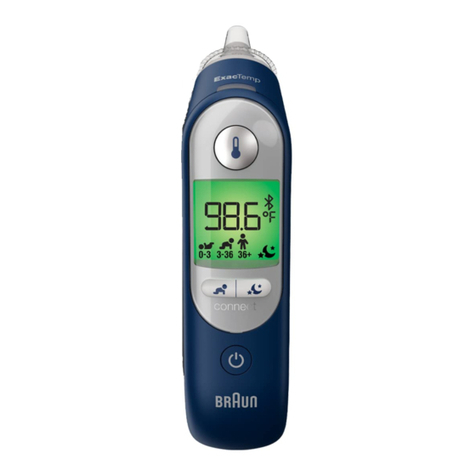 Braun ThermoScan 7+connect manual