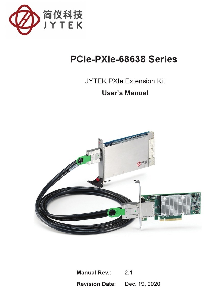 JYTEK PCIe-68638 Series user manual