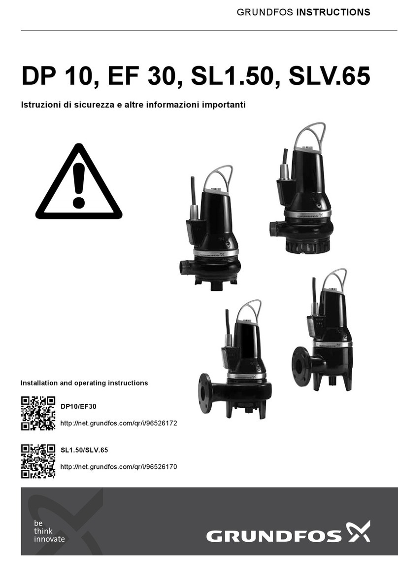 Grundfos DP 10 User manual