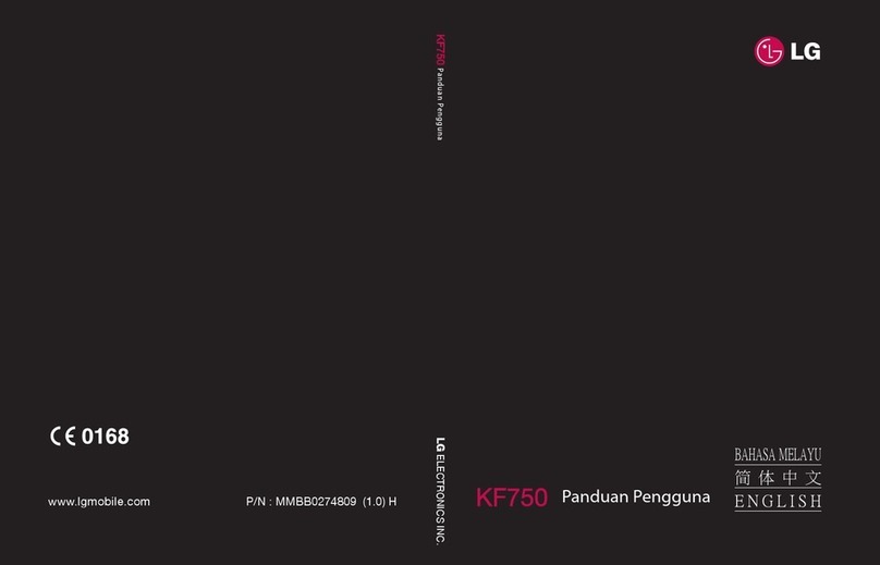 LG Secret KF750 User manual