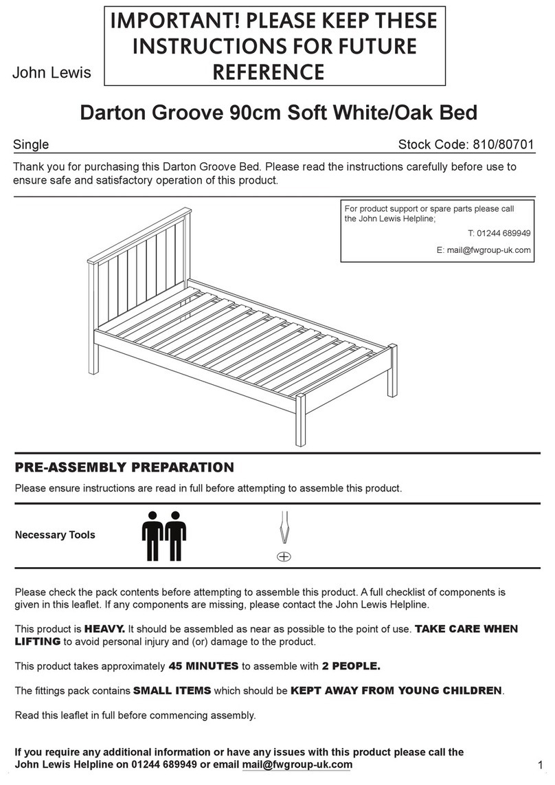 John Lewis Darton Groove 810/80701 instructions John Lewis Darton Groove 810/80701 instructions