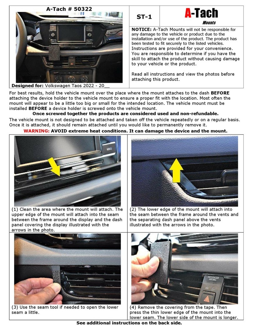 A-Tach Mounts 50322 User manual