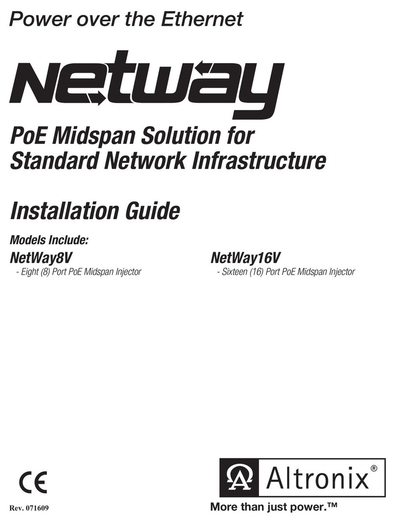 Altronix NetWay8V installation guide