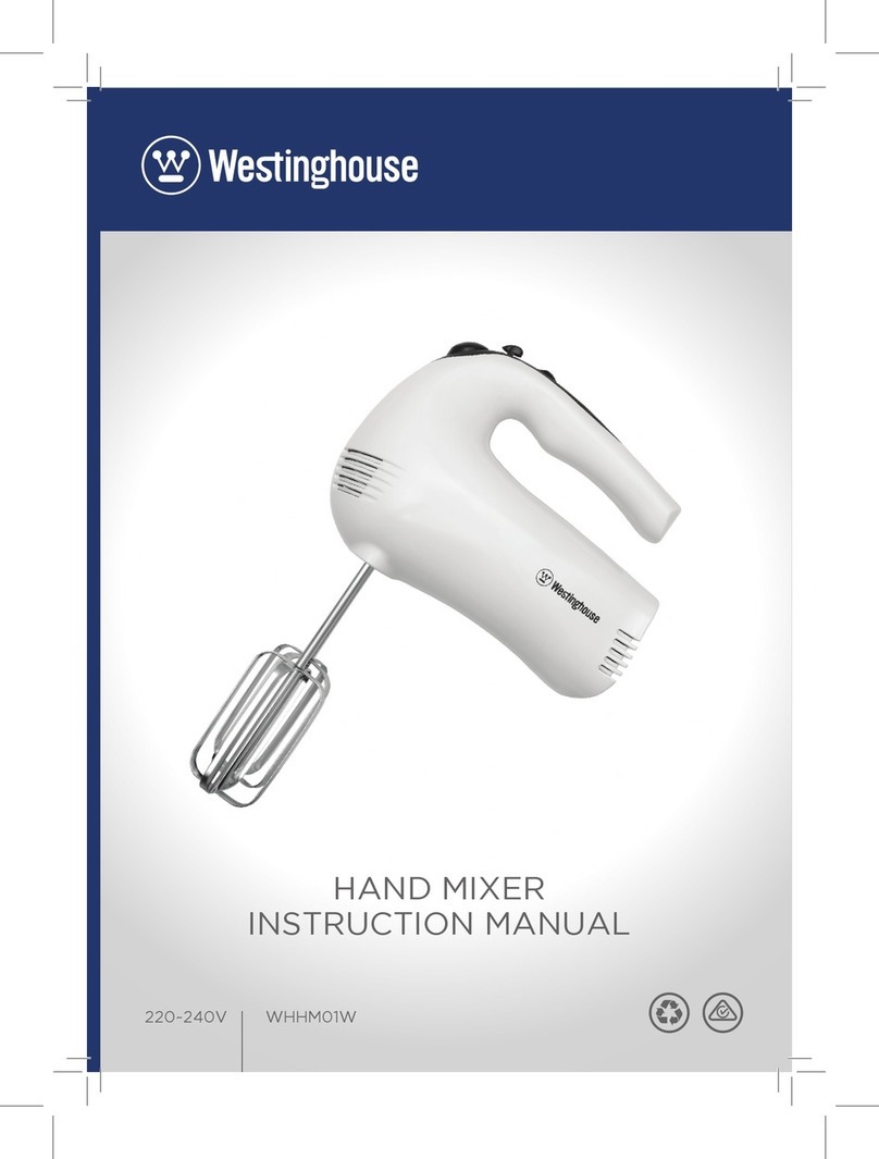 Westinghouse WHHM01W instruction manual