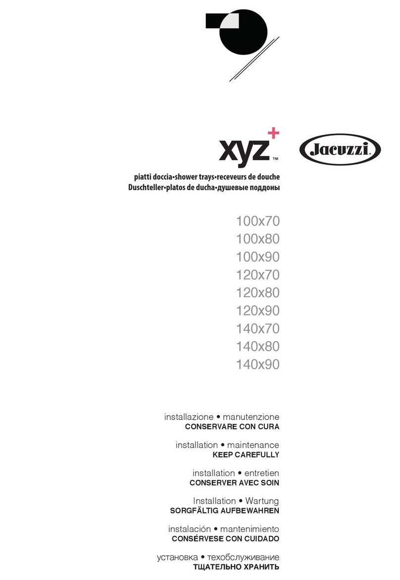 Jacuzzi xyz+ Maintenance and service guide Jacuzzi xyz+ Maintenance and service guide